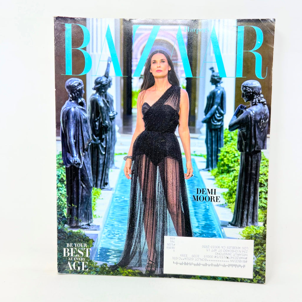 Harper's Bazaar October 2019 Gorgeous Demi Moore Cover