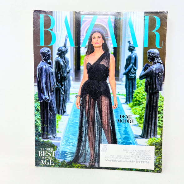 Harper's Bazaar October 2019 Gorgeous Demi Moore Cover