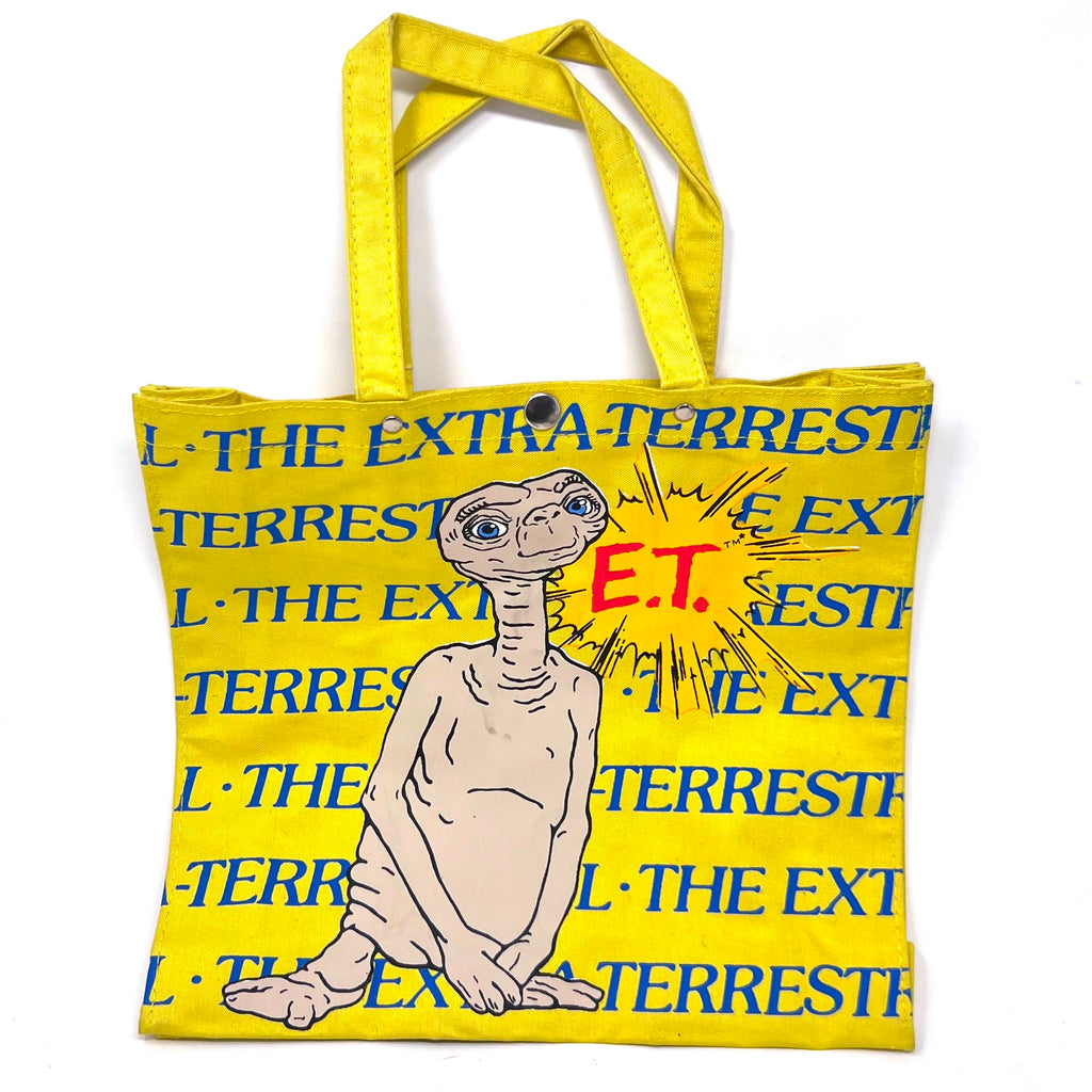 Vintage 1980s Universal Studios E.T Mutard yellow Tote Bag