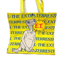 Vintage 1980s Universal Studios E.T Mutard yellow Tote Bag