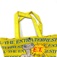 Vintage 1980s Universal Studios E.T Mutard yellow Tote Bag