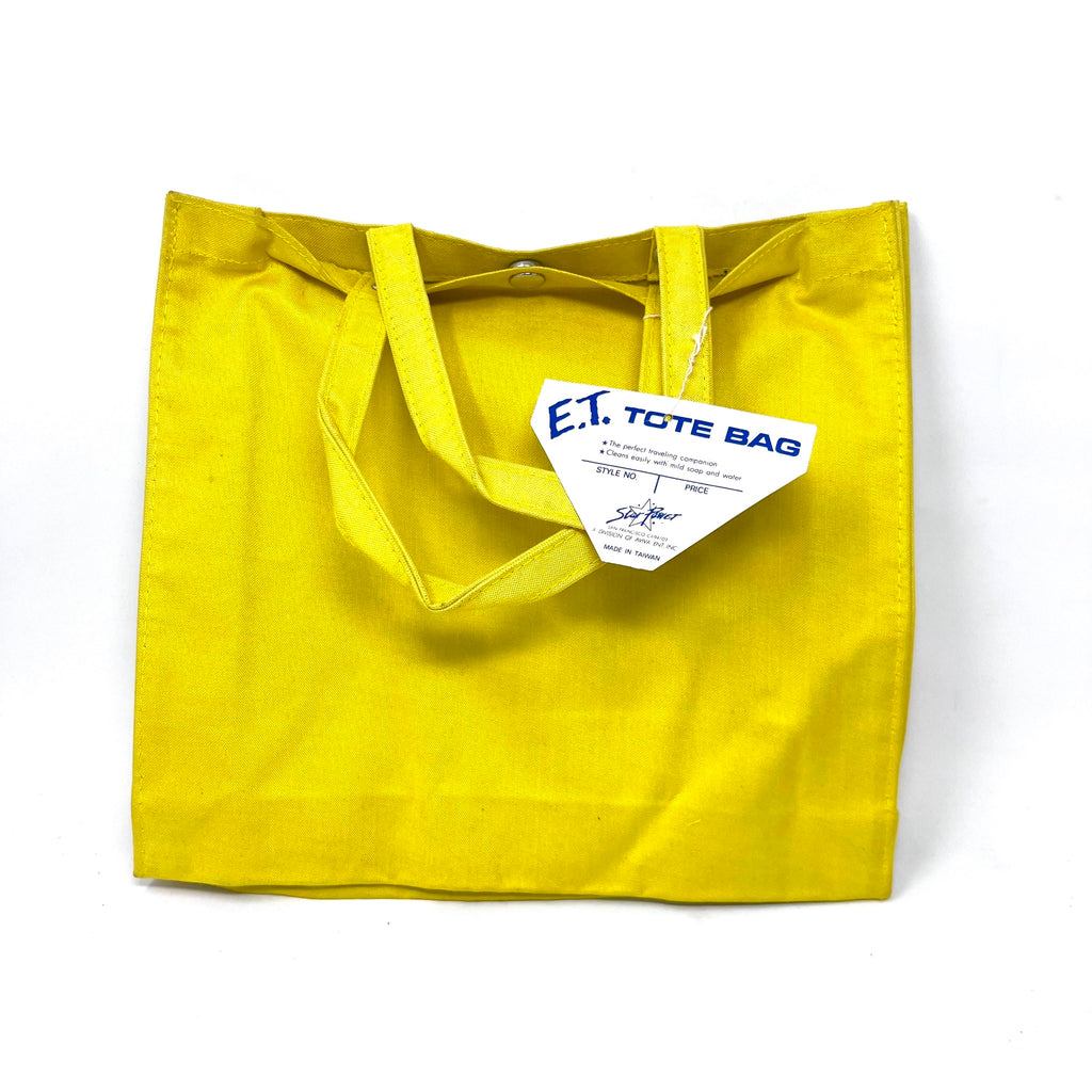 Vintage 1980s Universal Studios E.T Mutard yellow Tote Bag