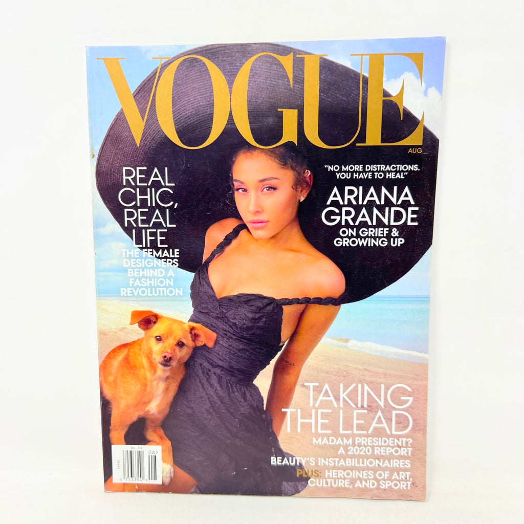 VOGUE Magazine August 2019  Ariana Grande Cover
