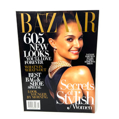 Bazaar Magazine November 2006 605 New Looks Natalie Portman Cover