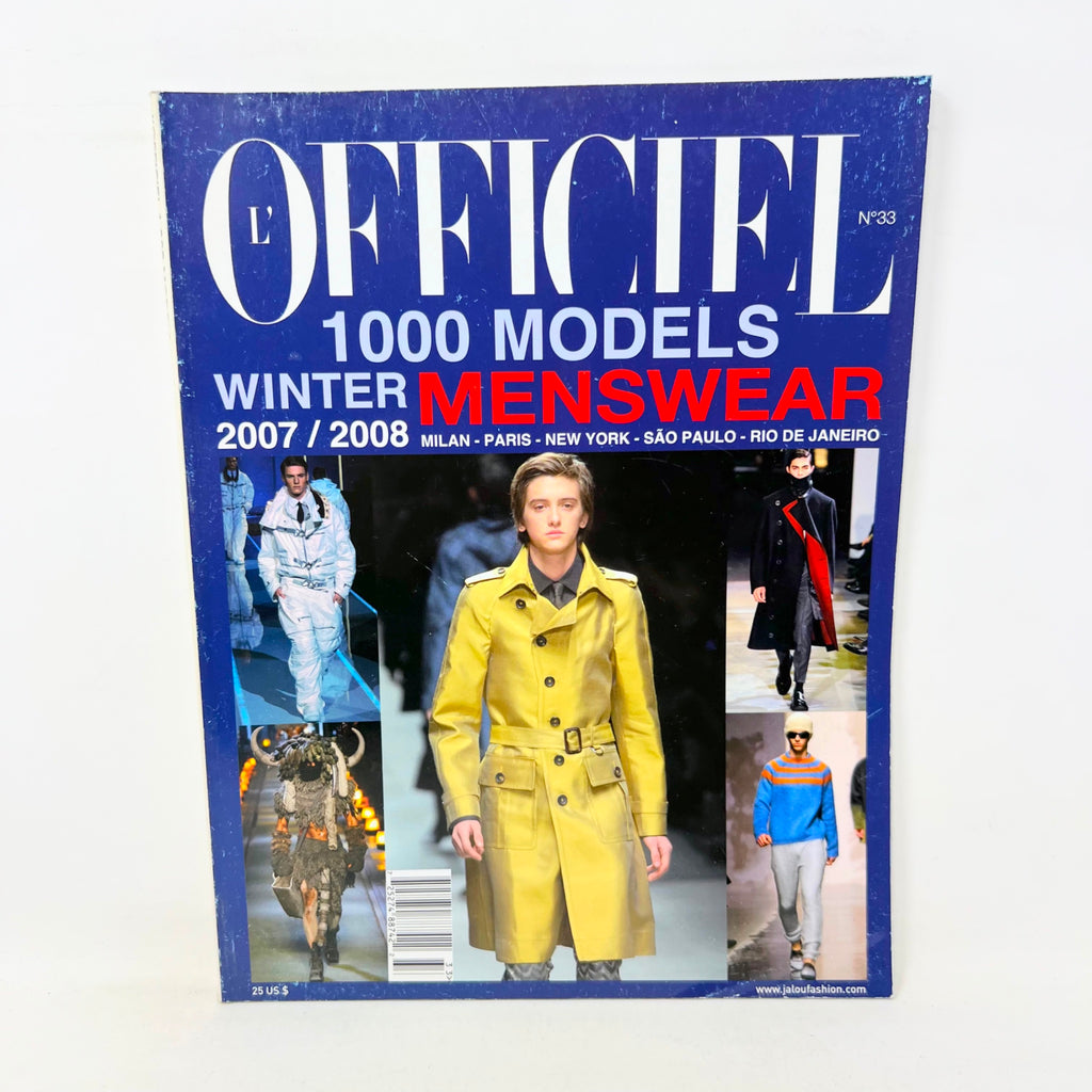L'Officiel Magazine N.33 1000 Models Winter Menswear 2007 2008