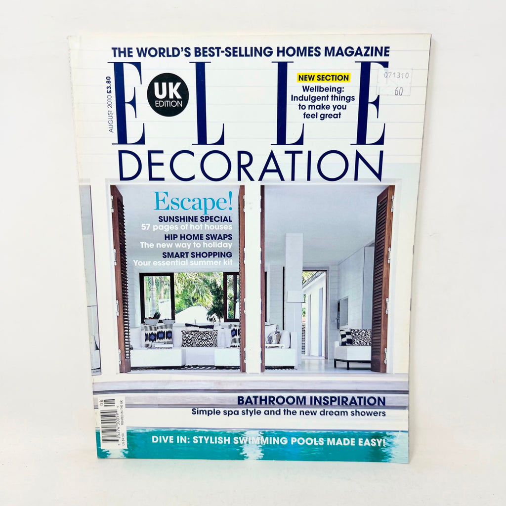 Elle UK Edition Decoration N.216 August 2010 Escape Bathrooms