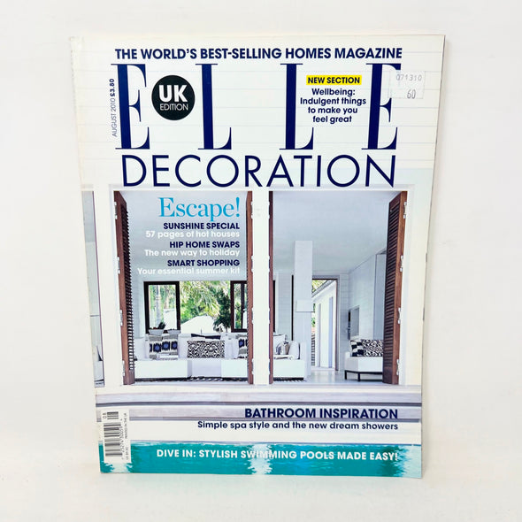 Elle UK Edition Decoration N.216 August 2010 Escape Bathrooms