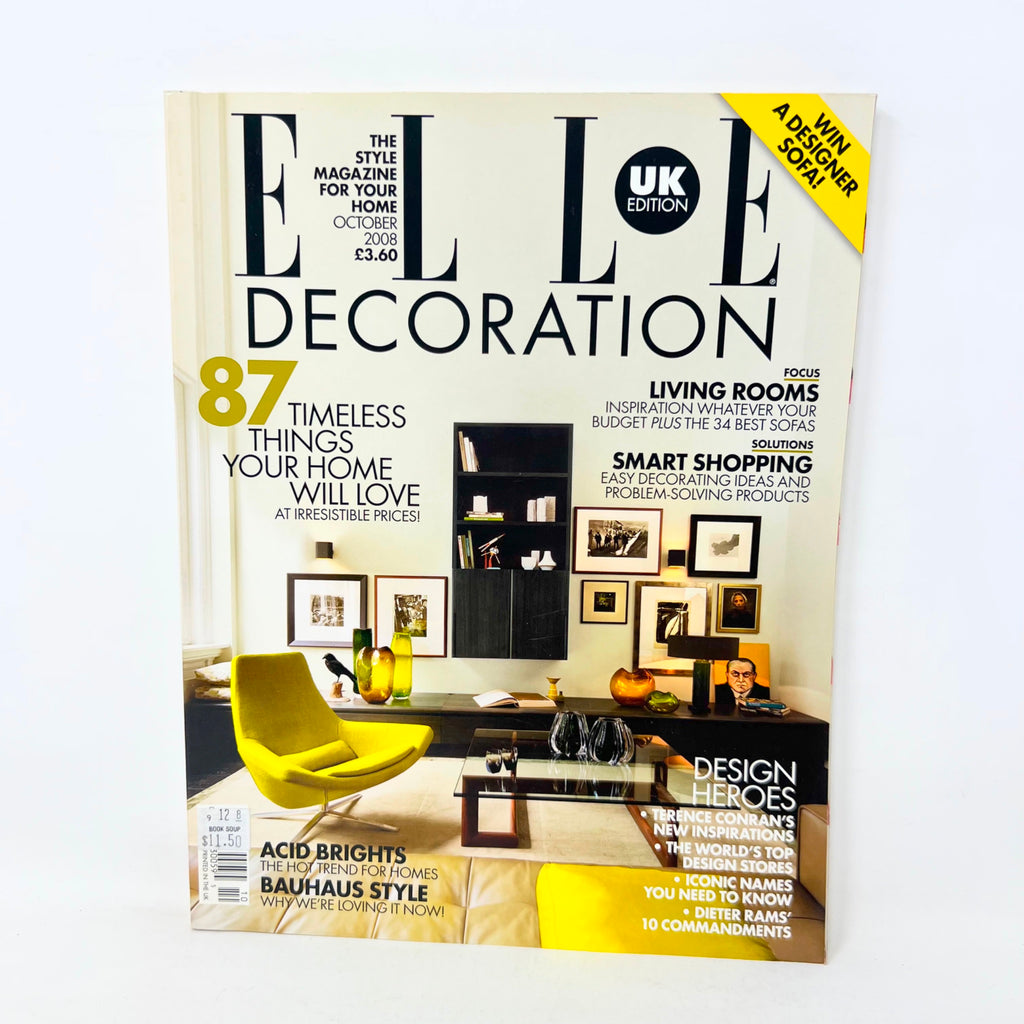 Elle UK Edition Decoration N.194 October 2008 Focus Living Rooms