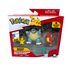 Pokemon Battle Figure Multi-Pack Pikachu Blastoise Chameleon Figures