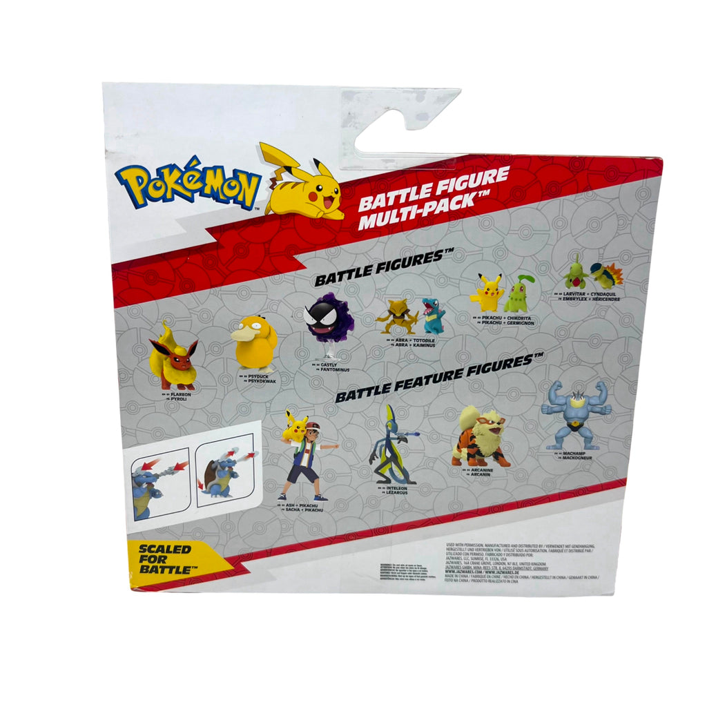 Pokemon Battle Figure Multi-Pack Pikachu Blastoise Chameleon Figures