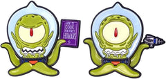 The Simpsons Treehouse of Horror 2.5IN Kang & Kodos Enamel Pin 2-Pack