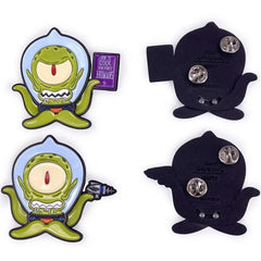 The Simpsons Treehouse of Horror 2.5IN Kang & Kodos Enamel Pin 2-Pack